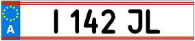 Truck License Plate